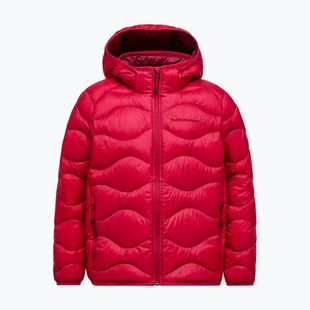 Daunenjacke für Kinder Peak Performance Helium Down Hood Jacket Tech Burgundy/Vertical Zenith