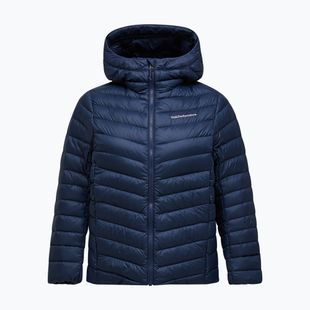 Damen-Daunenjacke Peak Performance Frost Down Hood Jacket blue shadow