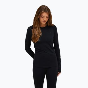 Damen Thermo-Longsleeve Peak Performance Magic Crew Wool-Blend Baselayer black/black