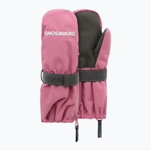 Kinder Skihandschuhe Didriksons Biggles Zip Mitten 9 heather pink