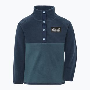 Kinder Fleecejacke Didriksons Monte 6 Half Button mountain blue