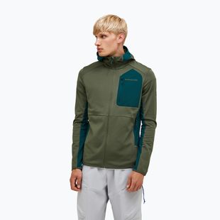 Herrenpullover Peak Performance Utility Light Zip pine needle/ponderosa pine
