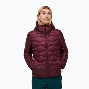 Damen-Daunenjacke Peak Performance Helium Down Hood Porto/Mountain Blush