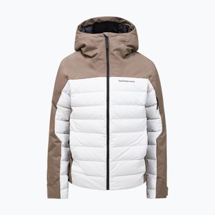 Herren-Skijacke Peak Performance Shred Down terrain tan/antarctica