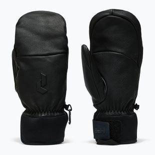 Skihandschuhe Peak Performance Leather Hipe Solarcore Insulated Mitten black