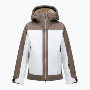 Herren-Skijacke Peak Performance Whitelight Hipe 2L Insulated Shell terrain tan/antarctica