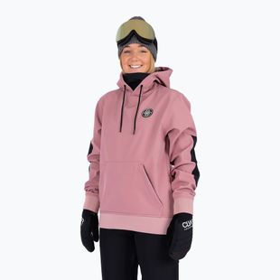 Snowboard Hoodie Colourwear Est 2010 Hood dk rose