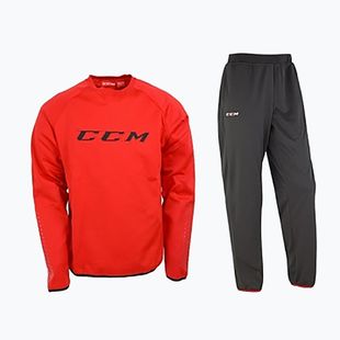 Kinder-Trainingsanzug CCM Locker Suit JR rot