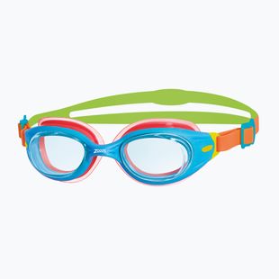Zoggs Little Sonic Air Kinderschwimmbrille blau/orange/grün/tint blue