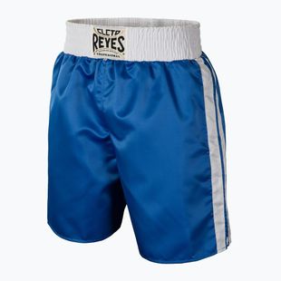 Boxershorts Herren Cleto Reyes Satin Boxing blue/white