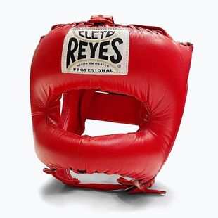 Boxhelm Cleto Reyes mit spitzem Gesicht Nylon Bar rot