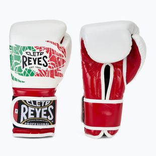 Boxhandschuhe Cleto Reyes Velcro SPaarring red/white green red