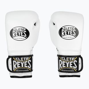 Boxhandschuhe Cleto Reyes Velcro SPaarring white/black