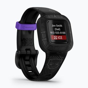 Kinder-Smartband Garmin Vivofit Jr 3 Marvel Black Panther black