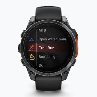 Uhr Garmin Fenix 8 47 mm Amoled slate gray/black