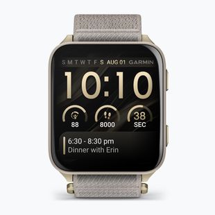 Uhr Garmin Venu X1 soft gold/french gray