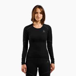 Damen Thermoaktivshirt Active X-Warm Bl Top Crew Neck schwarz