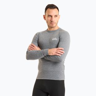 Herren Thermoaktivshirt ODLO Active Warm Originals Bl Top Crew Neck odlo steel grey melange
