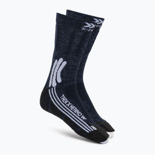 Damensocken X-Socks Trek X Merino midnight blue/arctic white