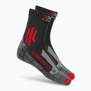 Herren­socken X-Socks Trek Outdoor Low Cut anthracite/red