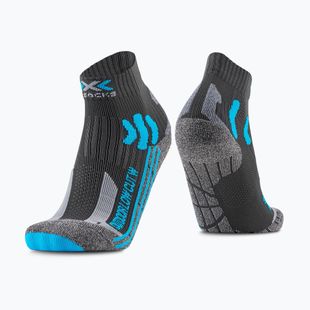 Socken X-Socks Trek Outdoor Low Cut anthracite/turquoise