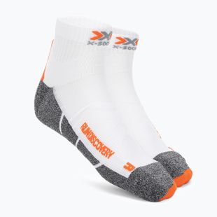 Men's X-Socks Run Discovery 4.0 Laufsocken arktisch weiß/dolomitgrau
