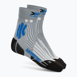 Laufsocken Herren X-Socks Run Speed Two 4.0 pearl grey/invent blue