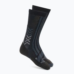 Herren-Socken X-Socks Trekking Perform Merino Crew black/charcoal