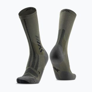 Socken X-Socks Hike Discover Crew green/black