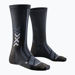 Trekking Socken X-Socks Hike Discover Crew black/charcoal