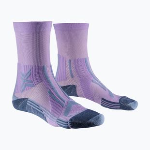 Damensocken X-Socks Trailrun Perform Crew orchid/sunset blue