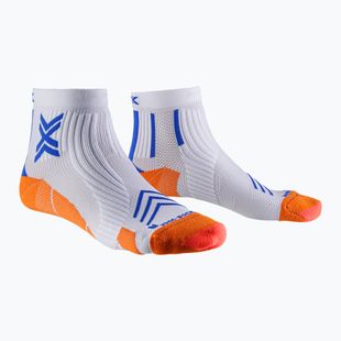 Laufsocken Herren X-Socks Run Expert Ankle white/orange/twyce blue