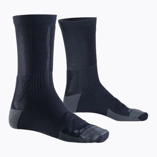 X-Socks Gravel Discover Crew schwarz/kohlefarbene Socken