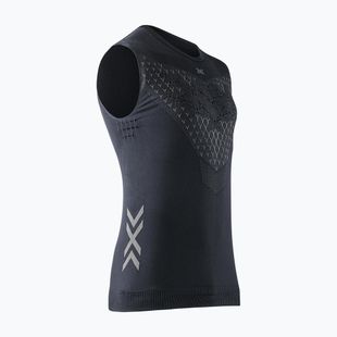 Herren-Laufshirt X-Bionic Twyce Run Singlet schwarz/anthrazit