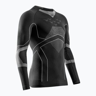 Herren Thermoaktivshirt X-Bionic Energy Accumulator Light Shirt black/light grey