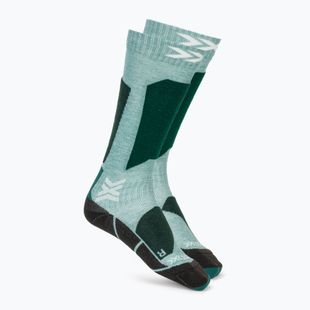 Skisocken Kinder X-Socks Ski Discover Otc sage green/english lawn