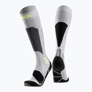 Skisocken Kinder X-Socks Ski Discover Otc rhino grey/canary