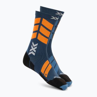 Skisocken X-Socks X-Country Perform Crew marine/orange
