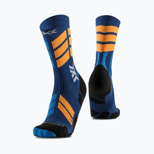 Skisocken X-Socks X-Country Perform Crew marine/orange