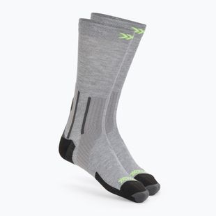 Socken X-Socks Run Perform Warm Crew rhino grey/canary