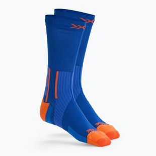 Socken X-Socks Run Perform Warm Crew twyce blue/orange