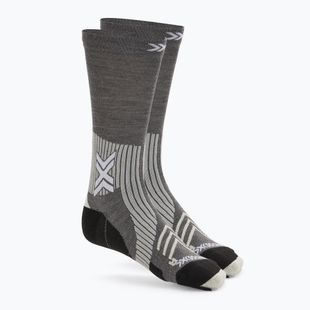 Socken X-Socks Run Expert Silk Merino Crew seal grey/light sand