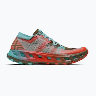 Laufschuhe + Socken X-Bionic Terraskin X02 burnt red/aqua/dark khaki