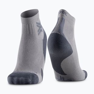 Herren-Socken X-Socks Run Discover Ankle raincloud/x black