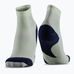 Men's X-Socks Run Discover Knöchelsocken neolime/x schwarz