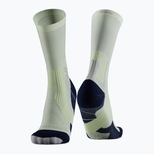 Men's X-Socks Run Perform Crew Socken neolime/x schwarz