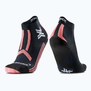 Women's X-Socks Trailrun Discover Knöchelsocken x schwarz/staubig Rose