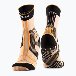 X-Socks Trailrun Terraskin Expert Crew frische Pfirsich/x schwarz/blazing orange Socken