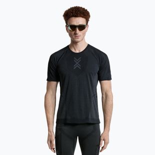 Herren X-Bionic Xceed Run x schwarz/rhino grau Laufshirt