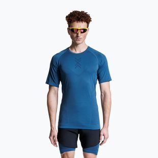Herren-Laufshirt X-Bionic Xceed Run slate blue/marine